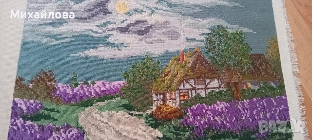 Гоблен "Перуники/ Лавандули/ Сребърна нощ" от Вилер , снимка 3 - Гоблени - 52874090