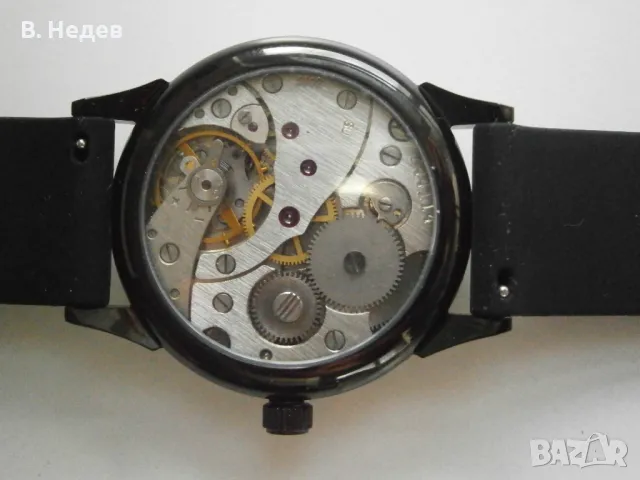 МОЛНИЯ, 15 рубинови камъка, кал. 3602, 43,0 mm, чисто нов часовник!TOП!, снимка 6 - Мъжки - 49223186