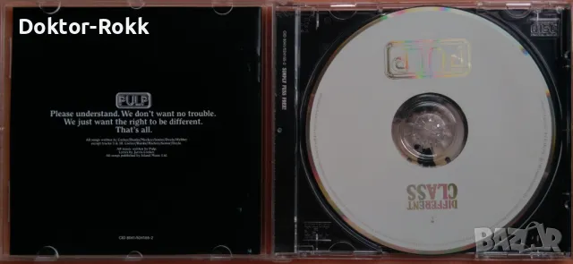 Pulp – Different Class (1995, CD), снимка 3 - CD дискове - 47670548