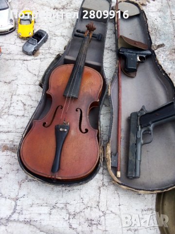 Стара цигулка , снимка 1 - Антикварни и старинни предмети - 44127393