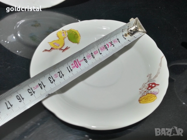 Стар български порцелан детски комплект , снимка 6 - Колекции - 16009289