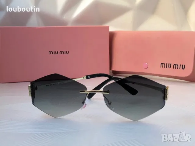 Miu 2024 дамски слънчеви очила осмоъгълник ромб 4 цвята, снимка 11 - Слънчеви и диоптрични очила - 48002083