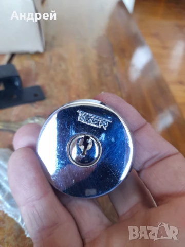 Стара допълнителна брава Tiger, снимка 6 - Други ценни предмети - 50772543