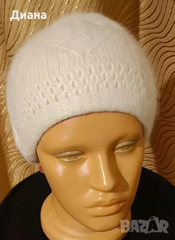 Дамски шапки-ръчно плетиво, снимка 6 - Шапки - 52945137
