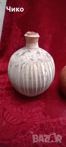 2бр стари глинени стомни, снимка 4 - Антикварни и старинни предмети - 52588560