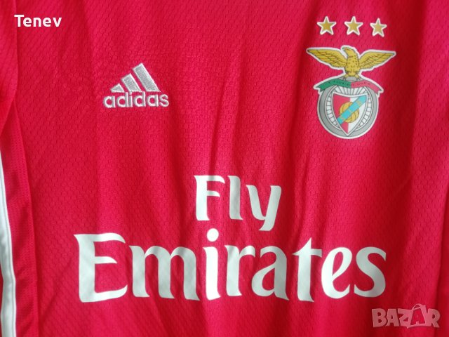 Benfica Adidas Нова оригинална детска тениска фланелка Бенфика 7-8г , снимка 3 - Детски тениски и потници - 43671540