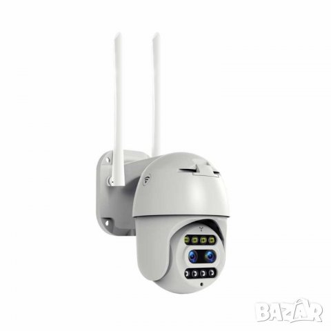 Двойна WiFi безжична IP камера 2MP FULL-HD1080P с цветно нощно виждане,, снимка 3 - HD камери - 34650360