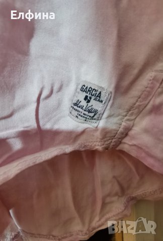 Розова риза модерна Garcia Jeans номер S, снимка 4 - Други - 37552059