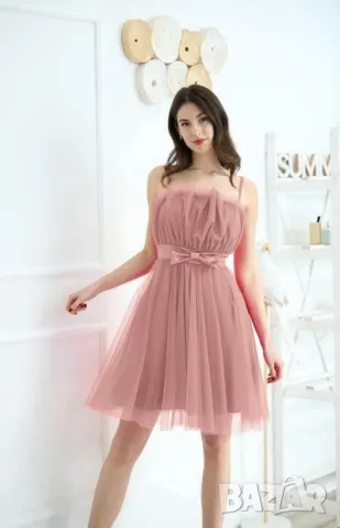 къси кукленска рокли с панделка , снимка 3 - Рокли - 50427764