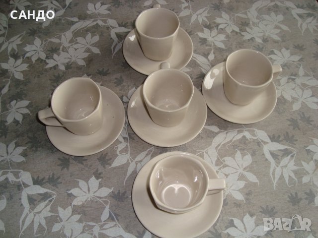 Порцеланови чаши с чинийки за кафе, снимка 4 - Чаши - 28522954