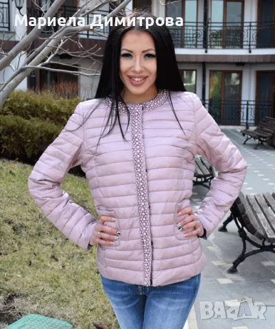 дамско яке с перли, снимка 1