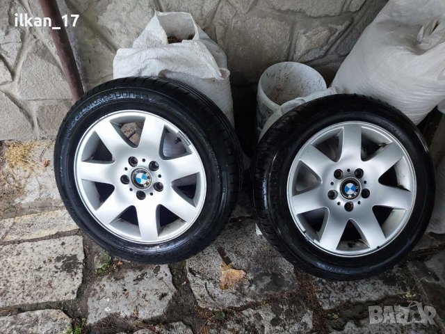 Гуми с Джанти за BMW Е 46 В Отлично състояние гумите са 2021 Като Нови, снимка 7 - Гуми и джанти - 37600035