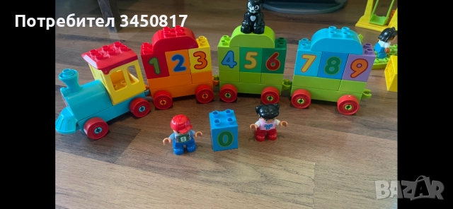 Лего Дупло, снимка 11 - Конструктори - 51457002