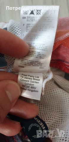Fred Perry Cotton Mens Size 34 L/XL ОРИГИНАЛ! Мъжки Къси Панталони!, снимка 5 - Къси панталони - 33136240