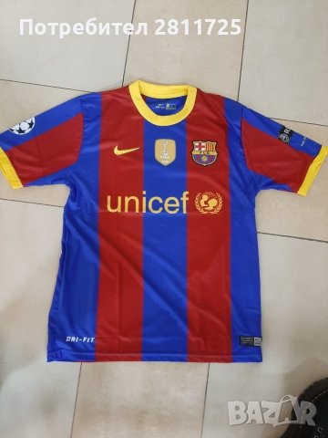 Тениска Барселона ретро- Меси , снимка 2 - Футбол - 43492713