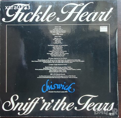 Sniff 'n' the Tears – Fickle Heart, снимка 2 - Грамофонни плочи - 37533358