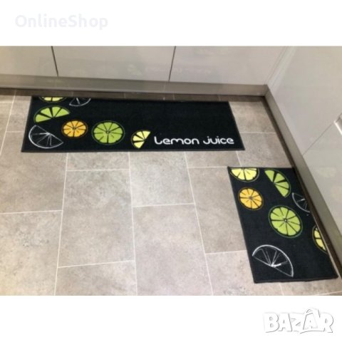 Комплект водоустойчиви противоплъзгащи постелки за кухня, различни цветове, снимка 3 - Пътеки - 43855064