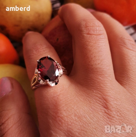 Уникален НОВ сребърен пръстен - модел R125, снимка 7 - Пръстени - 53557361