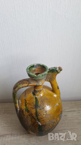 ГОЛЯМ СТАР КЕРАМИЧЕН КРОНДИР, снимка 4 - Антикварни и старинни предмети - 43526981