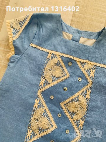 Прекрасна рокля,р-р 5 год,нова, снимка 4 - Детски рокли и поли - 14353863