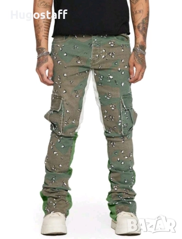 Нови камуфлажни военни дънки панталони карго ХЛ