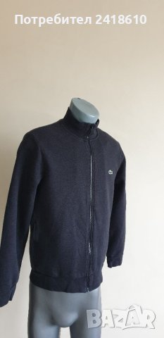 Lacoste Full Zip Mens Size M ОРИГИНАЛ! Мъжко Горнище с цял цип!, снимка 15 - Спортни дрехи, екипи - 40255365