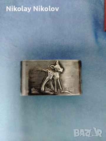 сребърен сълфетник, снимка 4 - Други ценни предмети - 53143808