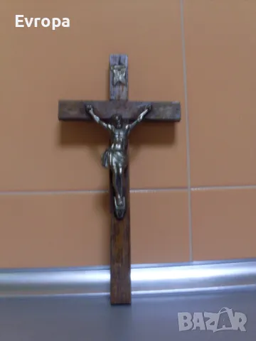 Дървен кръст- разпятие., снимка 9 - Декорация за дома - 49623185