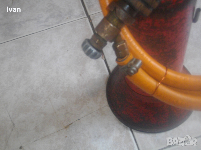 Газов Пропан-Бутан Поялник С Бутилка и Маркуч-Немско Старо Профи Качество-Отличен, снимка 9 - Поялници и запояване - 44921653