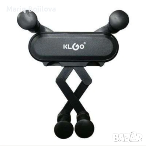 Гравитационна стойка за телефон за кола KLGO Z19 – 360° въртене, монтаж на климатична решетка, снимка 3 - Аксесоари и консумативи - 53146932