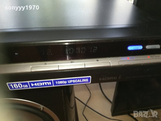 sony rdr-hx680 160gb hdd recorder 1604211605, снимка 10 - Плейъри, домашно кино, прожектори - 32572717