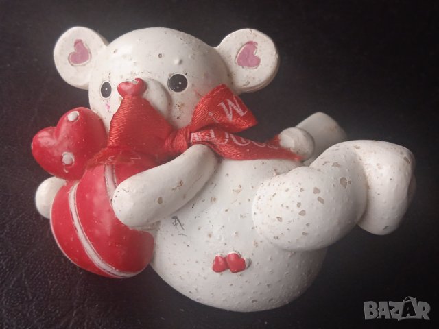 Фигурка на влюбено мече - декорация, сувенир, снимка 4 - Статуетки - 43317155