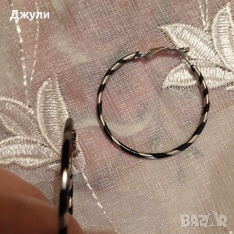 Дамски Обеци , снимка 2 - Обеци - 53036349