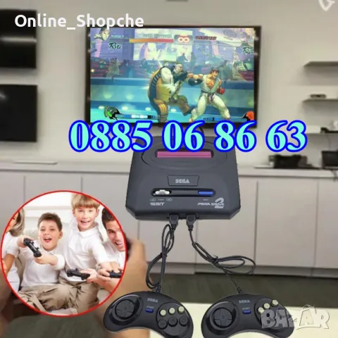 Телевизионна игра Sega Mega Drive 2, 16 битова, игрова конзола, снимка 2 - Други игри и конзоли - 48091346