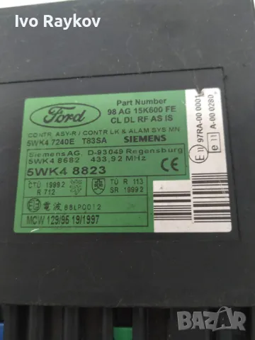 Комфорт модул за Ford  98AG15K600FA , 5WK48823, снимка 2 - Части - 49009608