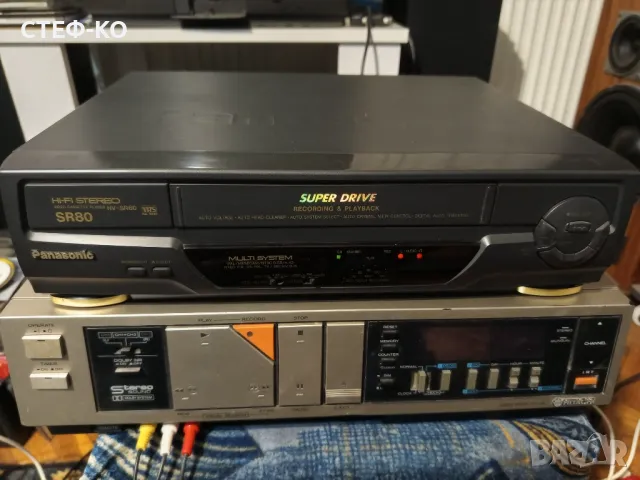 Panasonic NV SR80 vhs - видео, снимка 1 - Плейъри, домашно кино, прожектори - 48950326