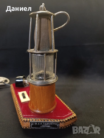 Стара соц лампа , снимка 3 - Антикварни и старинни предмети - 53358972