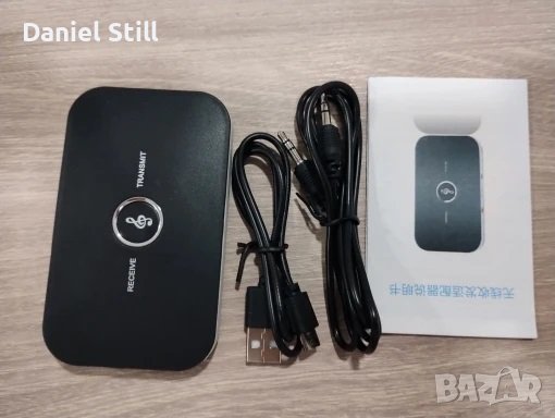 Безжичен стерео Bluetooth аудио приемник и предавател с 3,5mm жак, снимка 1 - Приемници и антени - 41288055