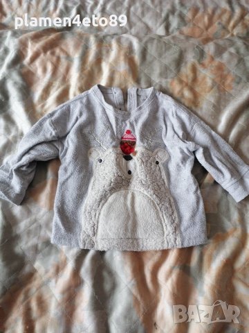 Коледни блузки, снимка 4 - Бебешки блузки - 38931826