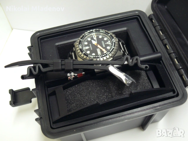 Citizen Diver's Дайвър Автоматичен ръчен часовник, пълен комплект, снимка 17 - Мъжки - 53181119