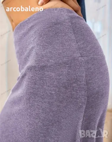 Едноцветна трикотажна дамска пола, 5цвята , снимка 11 - Поли - 48444083