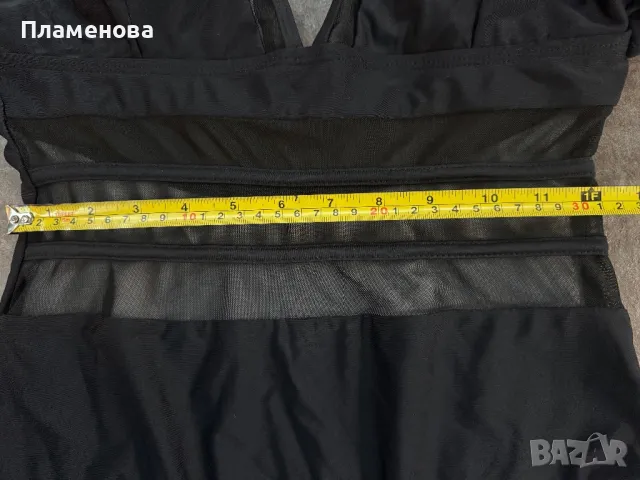 Цял бански костюм с прозрачни елементи - М , снимка 5 - Бански костюми - 49735537