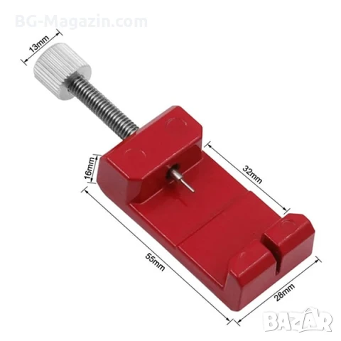 Професионален часовникарски инструмент за скъсяване на верижки на часовници пинове за часовникари, снимка 2 - Други инструменти - 50973821