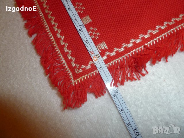 Ръчно шито каре, снимка 5 - Други ценни предмети - 27664778