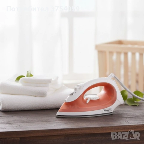 Парна ютия Rosberg R51050FC 2000W с керамична плоча и термостат, снимка 2 - Ютии - 53098814