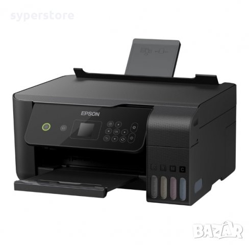 Принтер Мастиленоструен Мултифункционален 3 в 1 Цветен Epson EcoTank L3160 Копир Принтер и Скенер, снимка 4 - Принтери, копири, скенери - 33560975