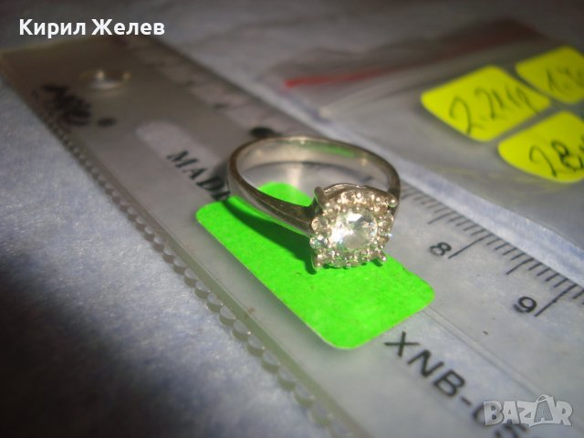 СКЪПОЦЕНЕН ФЕШЪН АРТ СРЕБЪРЕН ПРЪСТЕН СРЕБРО 925 с ЮВЕЛИРНО ФАСЕТИРАНИ ЦИРКОНИ 32428, снимка 11 - Пръстени - 38352275