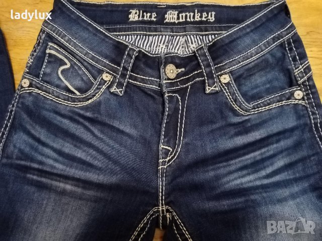 Blue Monkey, Нови, Оригинални Маркови Дънки, Размер 27. Код 2053, снимка 3 - Дънки - 43202725