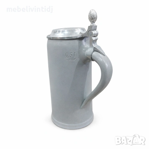 Керамична бирена халба с капак "Stauder", снимка 3 - Декорация за дома - 53598251