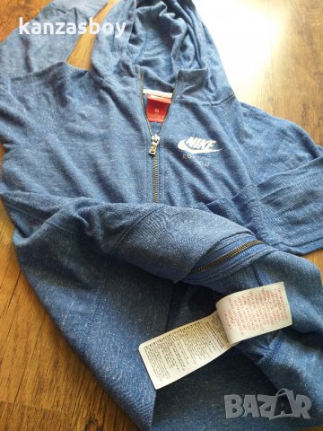 Nike Sportswear Girls Vintage Full-Zip Hoodie - страхотно детско горнище, снимка 6 - Детски анцузи и суичери - 32225454